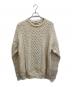 BLARNEY WOOLLEN MILLS（ブラーニー ウーレン ミルズ）の古着「英国製 ケーブルニット」｜アイボリー