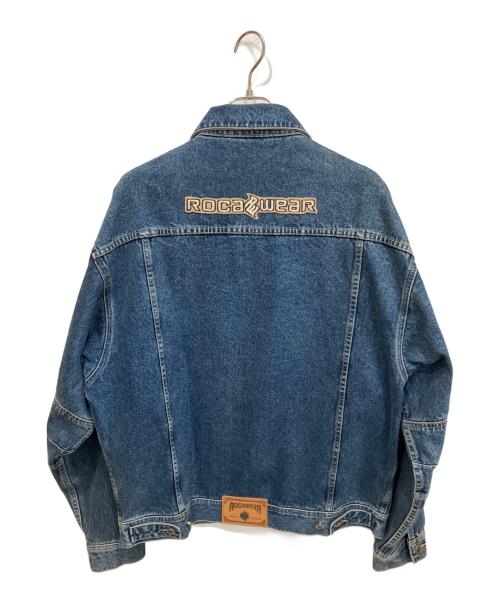 ROCA WEAR（ロカウェア）ROCA WEAR (ロカウェア) 古着ジップアップ デニムジャケット ブルー サイズ:表記無しの古着・服飾アイテム