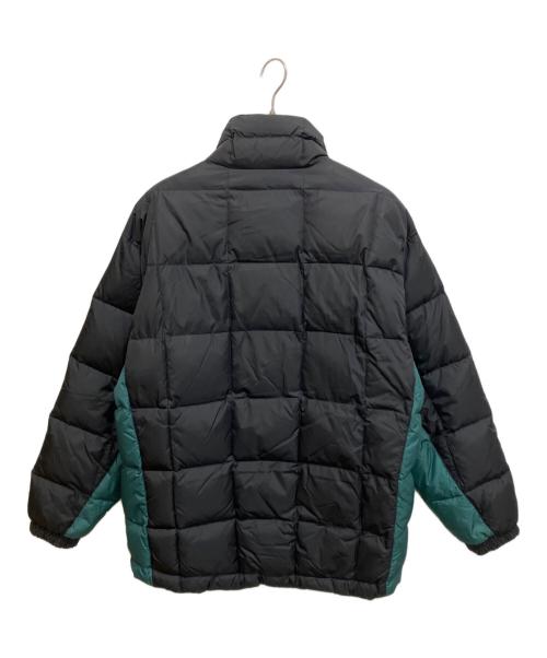 Timberland（ティンバーランド）Timberland (ティンバーランド) 90S ダウンジャケット ブラック×グリーン サイズ:Lの古着・服飾アイテム