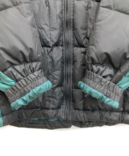 Timberland（ティンバーランド）Timberland (ティンバーランド) 90S ダウンジャケット ブラック×グリーン サイズ:Lの古着・服飾アイテム