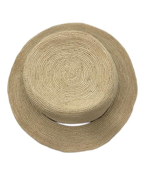 BORSALINO（ボルサリーノ）BORSALINO (ボルサリーノ) ストローハット ベージュの古着・服飾アイテム