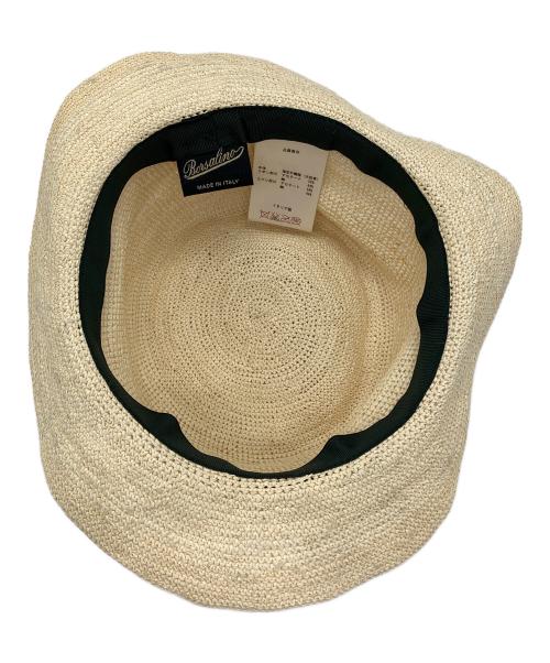 BORSALINO（ボルサリーノ）BORSALINO (ボルサリーノ) ストローハット ベージュの古着・服飾アイテム