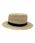 BORSALINO (ボルサリーノ) ストローハット ベージュ：6000円