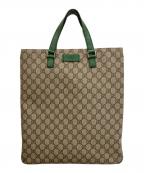 GUCCIグッチ）の古着「GGスプリーム トートバッグ」｜ベージュ