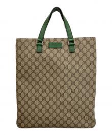 GUCCI（グッチ）の古着「GGスプリーム トートバッグ」｜ベージュ