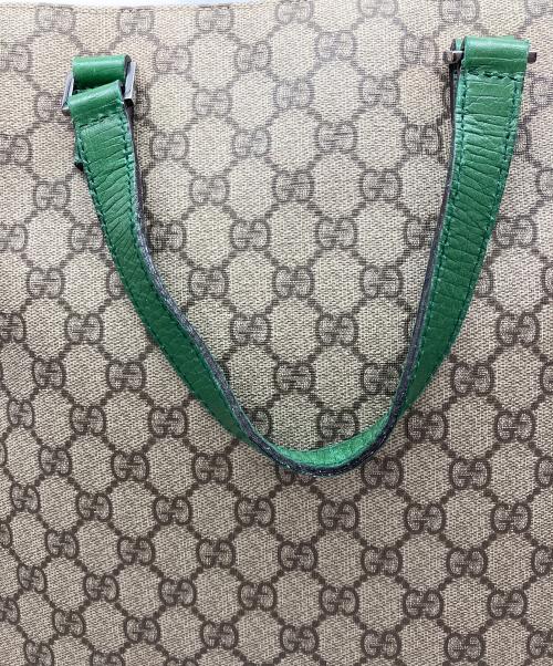 GUCCI（グッチ）GUCCI (グッチ) GGスプリーム トートバッグ ベージュの古着・服飾アイテム