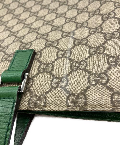 GUCCI（グッチ）GUCCI (グッチ) GGスプリーム トートバッグ ベージュの古着・服飾アイテム