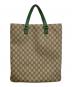 GUCCI (グッチ) GGスプリーム トートバッグ ベージュ：30000円