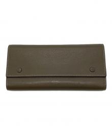 CELINE（セリーヌ）の古着「ラージフラップウォレット 長財布」｜ブラウン