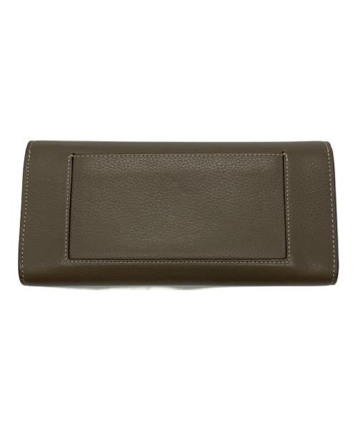 CELINE（セリーヌ）CELINE (セリーヌ) ラージフラップウォレット 長財布 ブラウンの古着・服飾アイテム