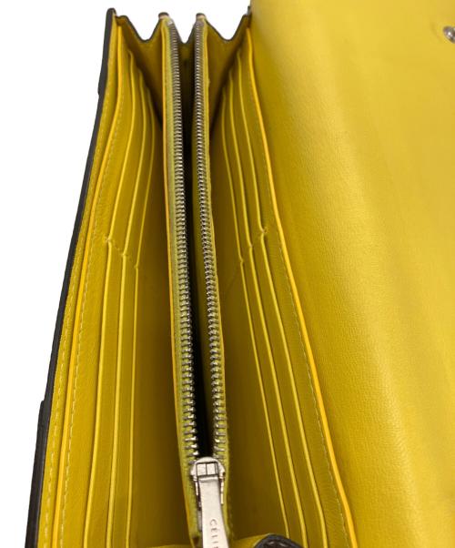 CELINE（セリーヌ）CELINE (セリーヌ) ラージフラップウォレット 長財布 ブラウンの古着・服飾アイテム