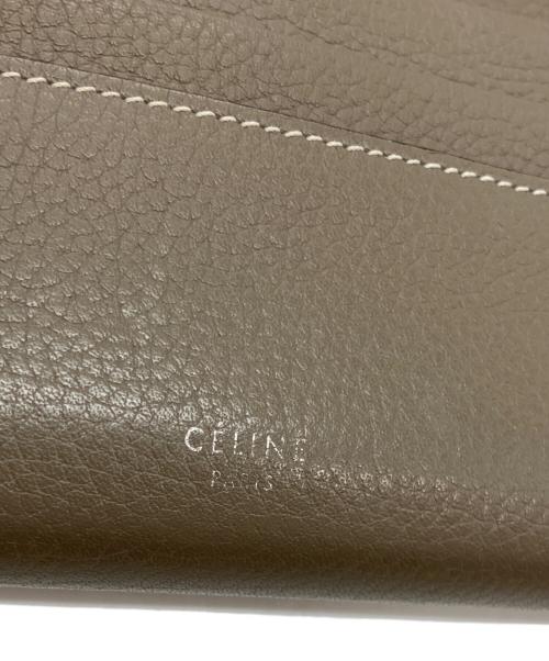 CELINE（セリーヌ）CELINE (セリーヌ) ラージフラップウォレット 長財布 ブラウンの古着・服飾アイテム