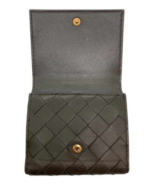 BOTTEGA VENETA（ボッテガベネタ）BOTTEGA VENETA (ボッテガベネタ) イントレチャートミニウォレット グレーの古着・服飾アイテム