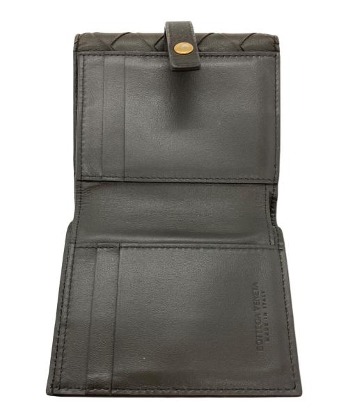 BOTTEGA VENETA（ボッテガベネタ）BOTTEGA VENETA (ボッテガベネタ) イントレチャートミニウォレット グレーの古着・服飾アイテム