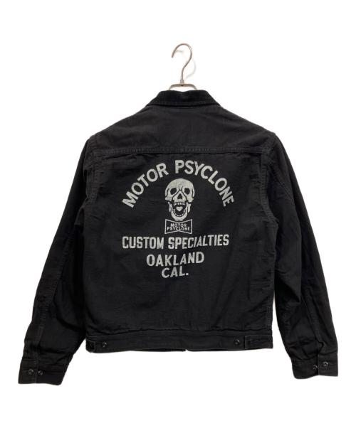freewheelers（フリーホイーラーズ）FREEWHEELERS (フリーホイーラーズ) SCREAMING SKULL GARAGE WORKER JACKET ブラック サイズ:38の古着・服飾アイテム
