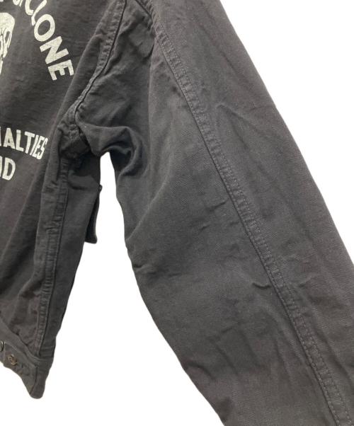 freewheelers（フリーホイーラーズ）FREEWHEELERS (フリーホイーラーズ) SCREAMING SKULL GARAGE WORKER JACKET ブラック サイズ:38の古着・服飾アイテム