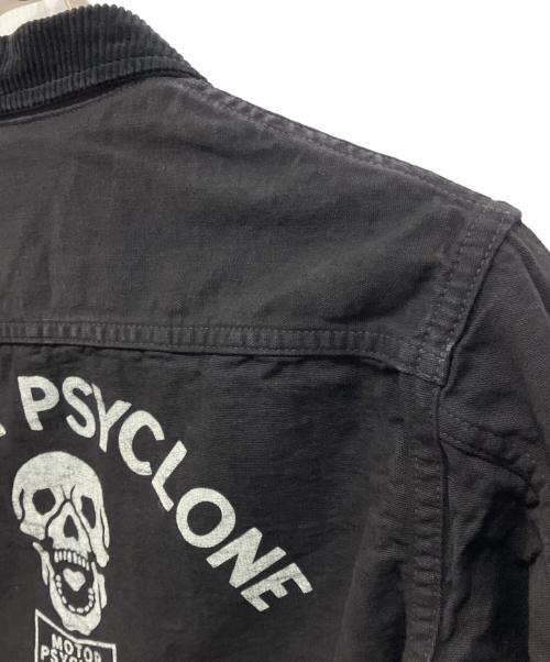 freewheelers（フリーホイーラーズ）FREEWHEELERS (フリーホイーラーズ) SCREAMING SKULL GARAGE WORKER JACKET ブラック サイズ:38の古着・服飾アイテム