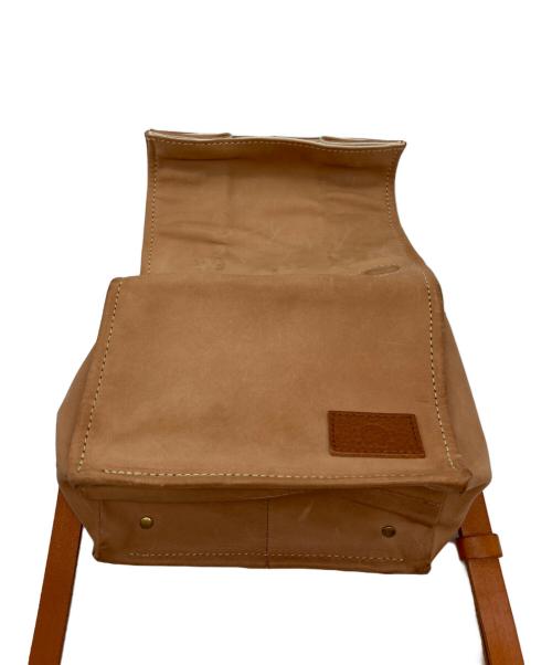LALUCE（ラルーチェ）LALUCE (ラルーチェ) ヌメ革 バケットバッグM ブラウンの古着・服飾アイテム