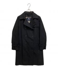 BURBERRY LONDON（バーバリーロンドン）の古着「裏ノバチェックトレンチコート」｜ブラック