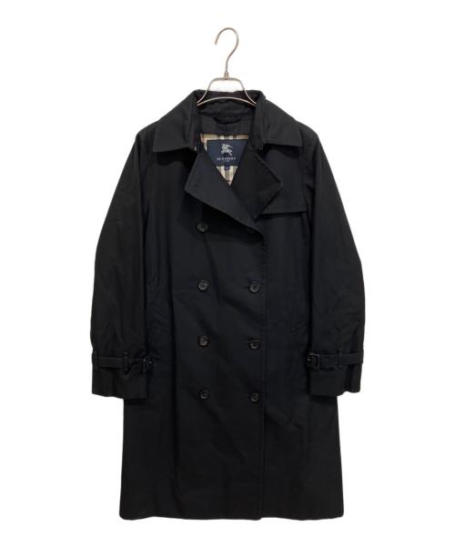 BURBERRY LONDON（バーバリーロンドン）BURBERRY LONDON (バーバリーロンドン) 裏ノバチェックトレンチコート ブラック サイズ:38の古着・服飾アイテム
