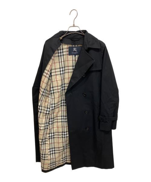 BURBERRY LONDON（バーバリーロンドン）BURBERRY LONDON (バーバリーロンドン) 裏ノバチェックトレンチコート ブラック サイズ:38の古着・服飾アイテム