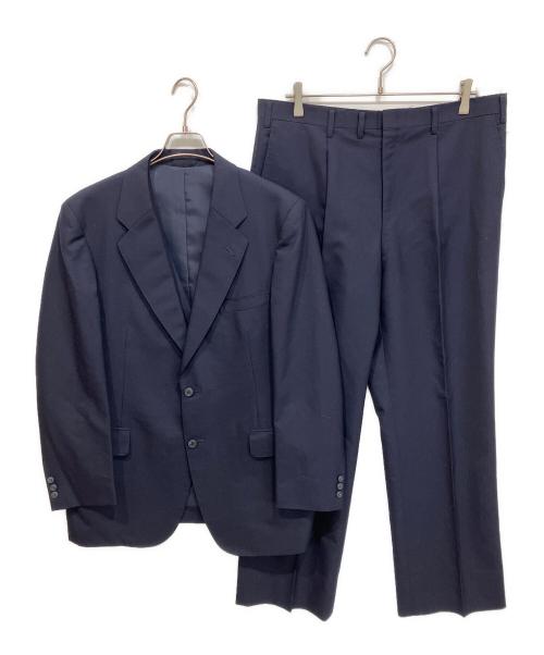 Burberry's（バーバリーズ）Burberry's (バーバリーズ) ウール 3ピースセットアップスーツ ネイビー サイズ:180BE7の古着・服飾アイテム