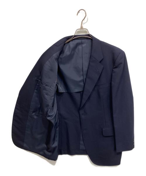 Burberry's（バーバリーズ）Burberry's (バーバリーズ) ウール 3ピースセットアップスーツ ネイビー サイズ:180BE7の古着・服飾アイテム