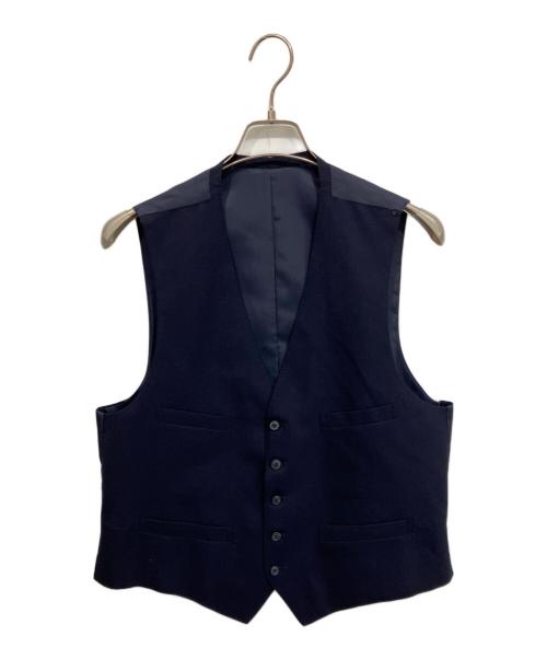Burberry's（バーバリーズ）Burberry's (バーバリーズ) ウール 3ピースセットアップスーツ ネイビー サイズ:180BE7の古着・服飾アイテム