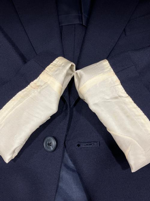 Burberry's（バーバリーズ）Burberry's (バーバリーズ) ウール 3ピースセットアップスーツ ネイビー サイズ:180BE7の古着・服飾アイテム