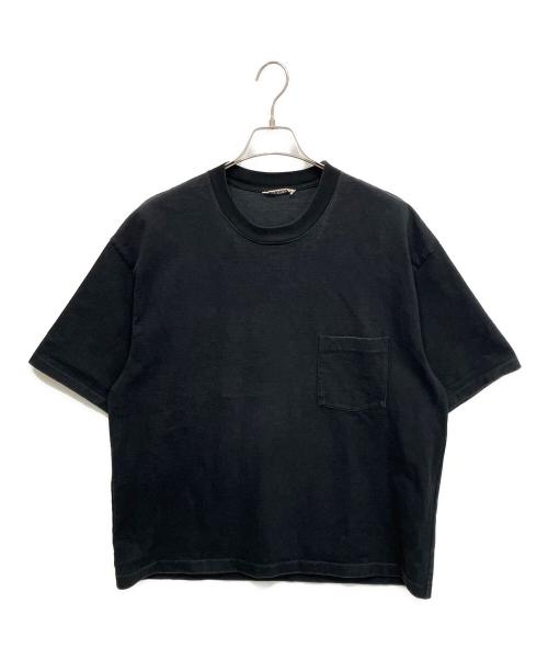 AURALEE（オーラリー）AURALEE (オーラリー) STAND-UP TEE/スタンドアップ ティー ブラック サイズ:4の古着・服飾アイテム