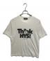 Hysteric Glamour（ヒステリックグラマー）の古着「THINK HYS Tシャツ」｜ホワイト