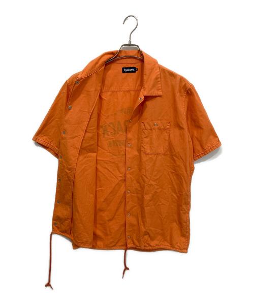 Hysteric Glamour（ヒステリックグラマー）Hysteric Glamour (ヒステリックグラマー) LAID BACK エンジニアシャツ オレンジ サイズ:Mの古着・服飾アイテム