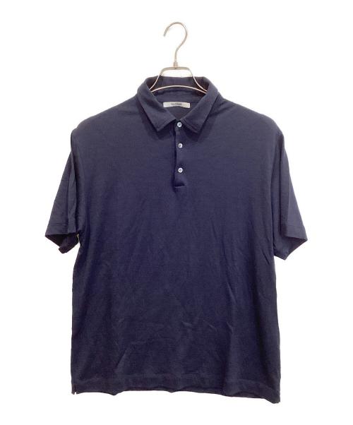 SLOANE（スローン）SLOANE (スローン) 72番手双糸ウォッシャブルウール天竺半袖ドレスポロシャツ ネイビー サイズ:5の古着・服飾アイテム
