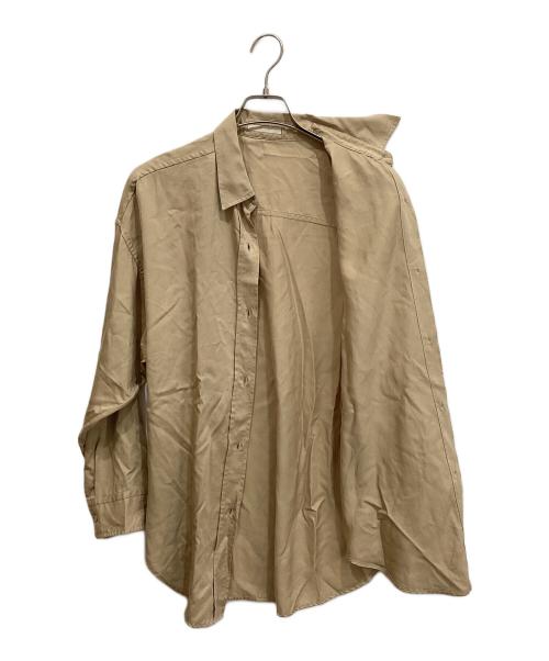Plage（プラージュ）Plage (プラージュ) プレーンシャツ ベージュ サイズ:Freeの古着・服飾アイテム