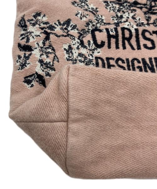 Christian Dior（クリスチャン ディオール）Christian Dior (クリスチャン ディオール) 夢のクチュリエ展 トートバッグ ピンクの古着・服飾アイテム