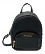 MICHAEL KORSマイケルコース）の古着「Extra-Small Pebbled Leather Convertible Backpack」｜ブラック