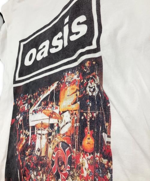 Adam et Rope（アダム エ ロペ）Adam et Rope (アダム エ ロペ) 10 CULTURE (テンカルチャー) Oasis バンドTシャツ ホワイト サイズ:Mの古着・服飾アイテム