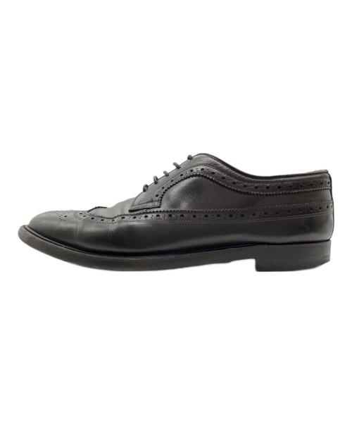 SCOTCH GRAIN（スコッチグレイン）SCOTCH GRAIN (スコッチグレイン) ウィングチップシューズ ブラック サイズ:26 1/2 EEEの古着・服飾アイテム