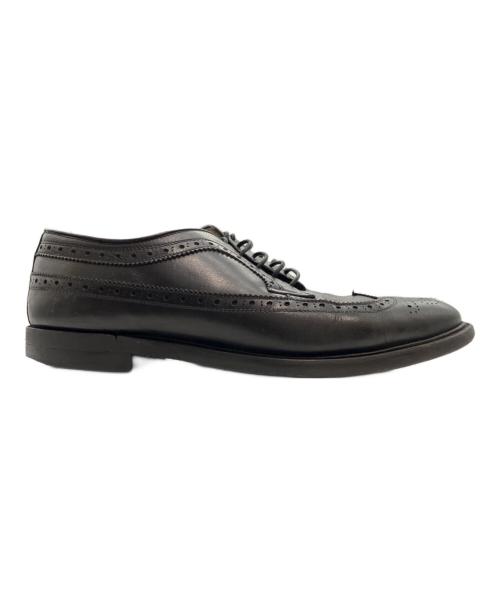 SCOTCH GRAIN（スコッチグレイン）SCOTCH GRAIN (スコッチグレイン) ウィングチップシューズ ブラック サイズ:26 1/2 EEEの古着・服飾アイテム