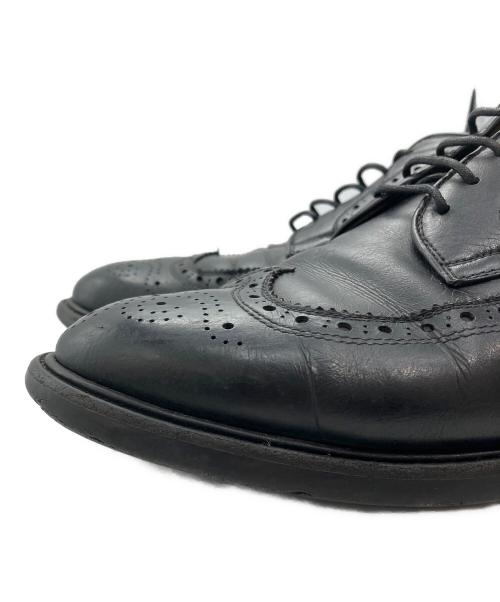 SCOTCH GRAIN（スコッチグレイン）SCOTCH GRAIN (スコッチグレイン) ウィングチップシューズ ブラック サイズ:26 1/2 EEEの古着・服飾アイテム