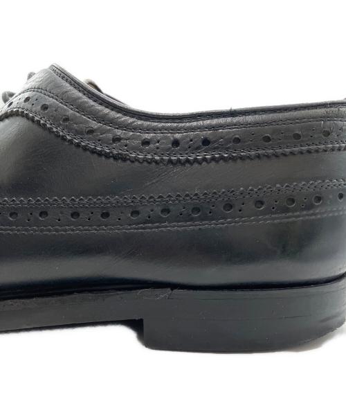 SCOTCH GRAIN（スコッチグレイン）SCOTCH GRAIN (スコッチグレイン) ウィングチップシューズ ブラック サイズ:26 1/2 EEEの古着・服飾アイテム
