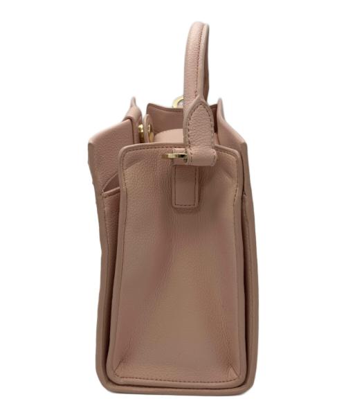 CELFORD（セルフォード）CELFORD (セルフォード) ビジュースタッズハンドバッグ ピンクの古着・服飾アイテム