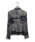 DIESEL (ディーゼル) C-Mae-Cmf Camouflage-Print Shirt 総柄シャツ グレー×パープル サイズ:XL：8000円