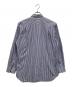 PLAY COMME des GARCONS (プレイコムデギャルソン) INVADER (インベーダー) Striped Shirt コラボ ストライプシャツ ホワイト×ブルー サイズ:M：18000円
