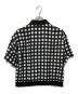 FRED PERRY (フレッドペリー) Ribbed Collar Shirt/リブカラーシャツ ブラック×ホワイト サイズ:UK 10：8000円