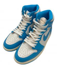NIKE（ナイキ）の古着「Air Jordan 1 Retro High OG "UNC Reimagined" ハイカットスニーカー」｜ホワイト×ブルー