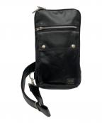 PORTERポーター）の古着「FREE STYLE  SLING SHOULDER BAG ボディーバッグ」｜ブラック