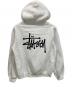 stussy (ステューシー) ロゴパーカー ホワイト サイズ:L：5000円