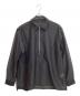 EDIFICE（エディフィス）の古着「26SS Quarter-ZIP シアー シャツ」｜ブラック