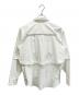 OMMO (オーエムエムオー) 2WAY TUCK LAYERED SHIRT ホワイト サイズ:free：16000円